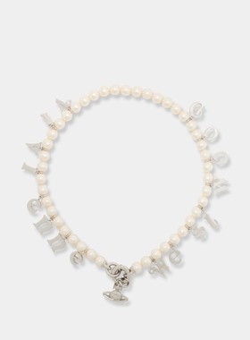 Vivienne Westwood 西太后 Leanne 项链 - 金属 - 白色