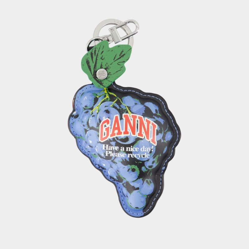 GANNI Grape 钱包 -皮质 蓝色