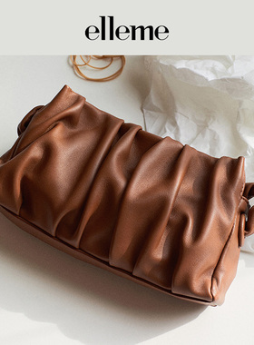 Elleme女包 Vague 羊皮褶皱腋下包 时尚云朵包正品