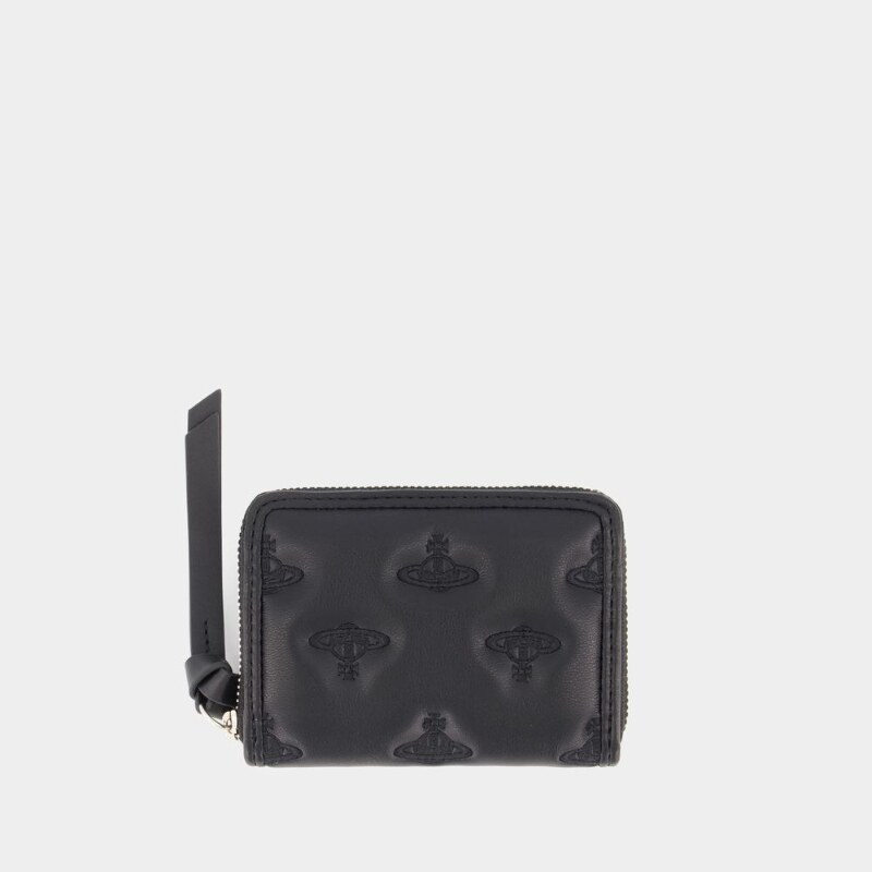Vivienne Westwood 西太后 硬币卡包 - 合成材料 - 黑色