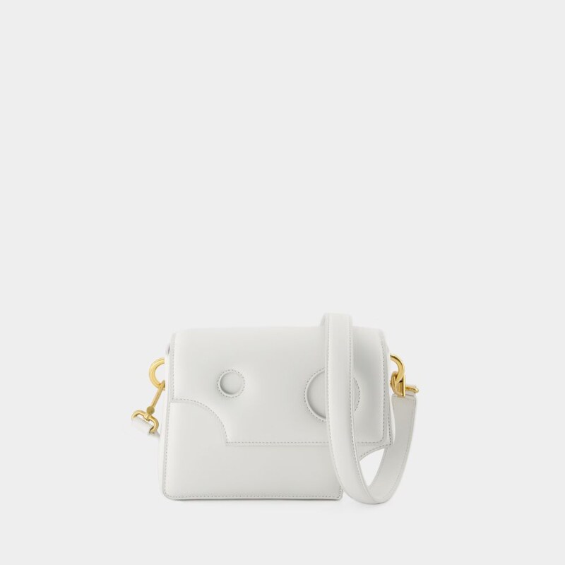 OFF WHITE Burrow 23 奶酪包牛皮单肩斜挎包正品23新