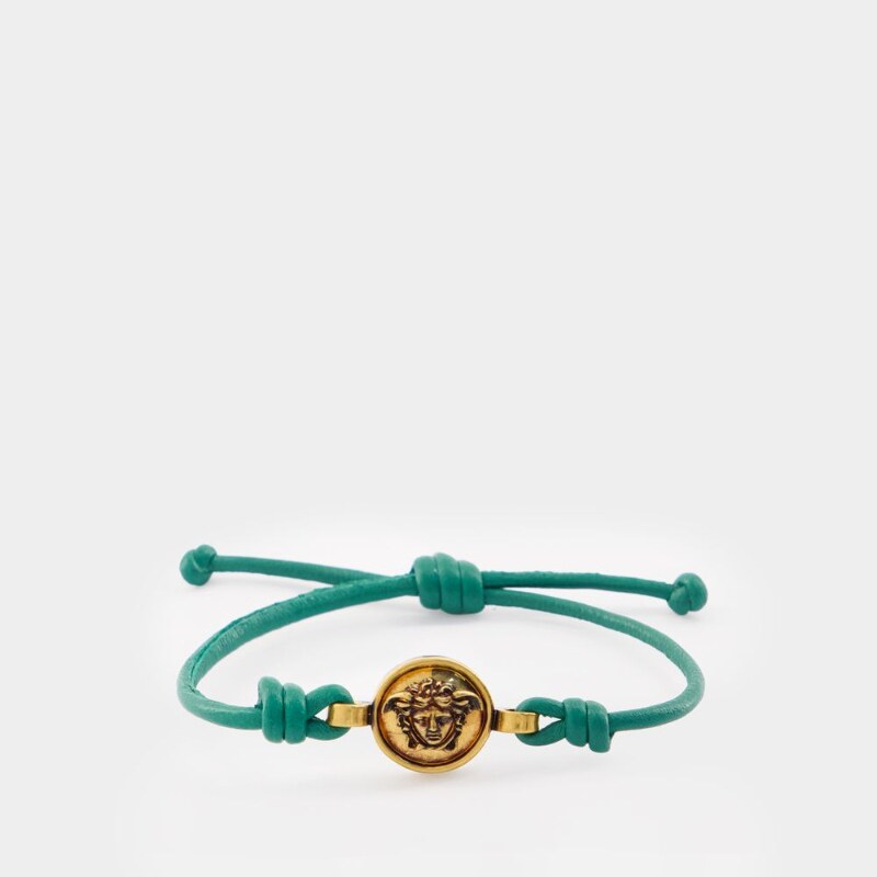 范思哲 Versace 手镯 - 金属 - 绿色