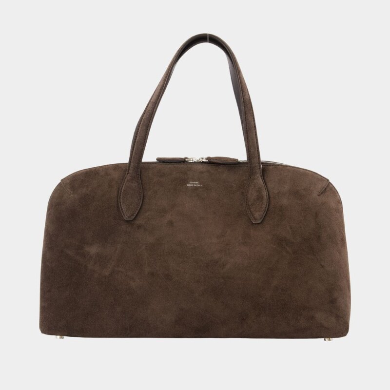 TOTEME 图腾牌中号日用购物袋 - 皮质 - 棕色