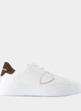 Philippe Model Temple 低帮运动鞋 - 皮质 - 白色