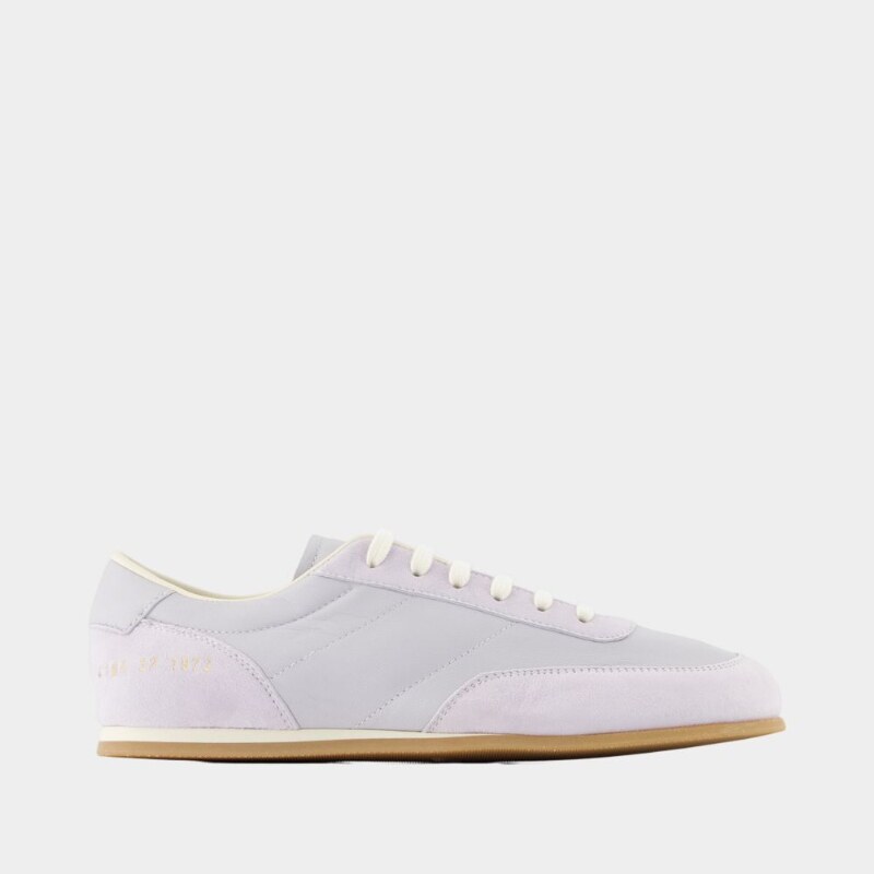 COMMON PROJECTS 极简运动鞋 - 皮质 - 紫色