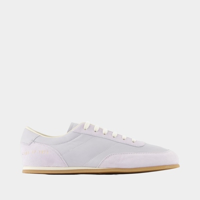 COMMON PROJECTS 极简运动鞋 - 皮质 - 紫色