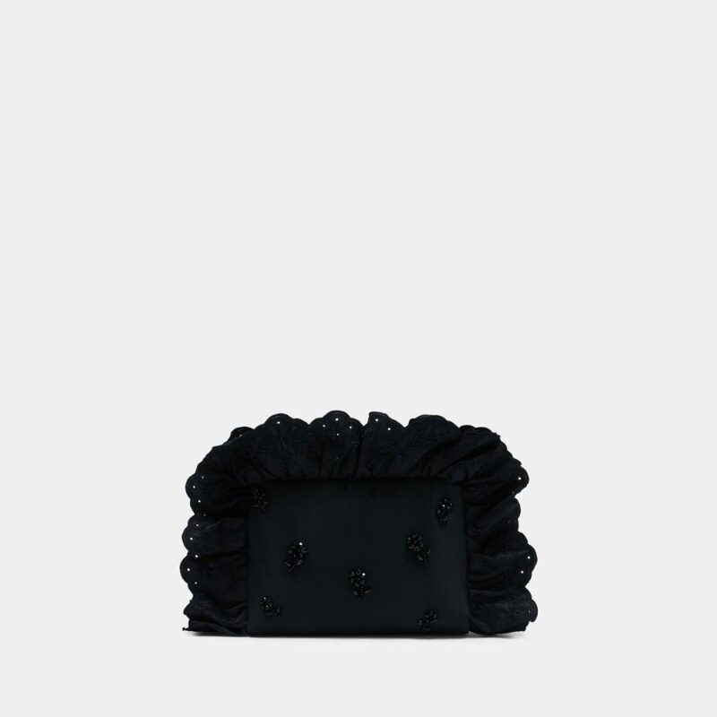 Simone Rocha 小众设计枕套式手拿包 带刺绣