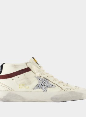Golden Goose GGDB Mid Star 运动鞋小脏鞋 - 皮质 - 多色