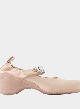 Simone Rocha 芭蕾舞鞋 - 合成革 - 粉色