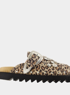 Toga Pulla Aj1058 穆勒鞋 -皮质-棕色