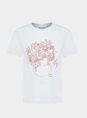 SAMSØE SAMSØE Sacamino 短袖 T恤 - 棉 - 白色