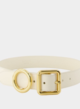 Jacquemus;La Ceinture Regalo -皮质-白色