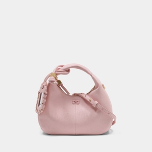 Ganni Hobo Mini Grained 流浪包 - 合成材质- 粉色