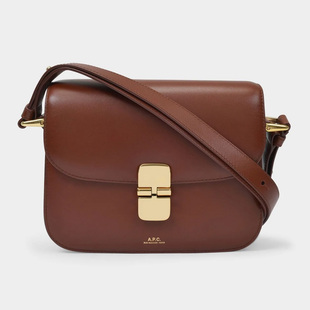【粉丝专享】A.P.C. Grace Small 光面牛皮斜挎包豆腐包 APC女包