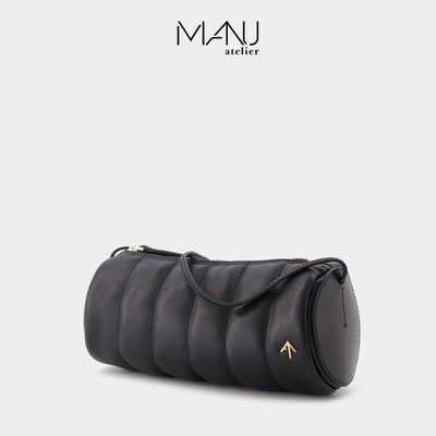 马努 Manu Atelier Padded Cylinder牛皮圆筒包22新款