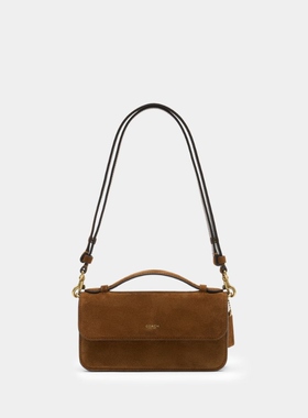 蔻驰 Coach Elora 手提肩背斜挎包 CCY31 - 皮质 - 棕色