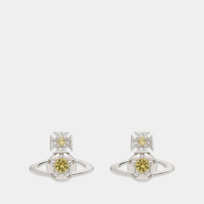Vivienne Westwood 西太后 Lee Orb 球形耳环 - 金属 - 黄色