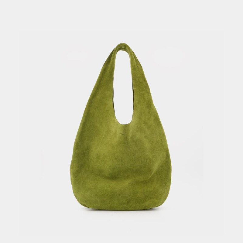 A.P.C. Le Neige托特包-皮质-绿色
