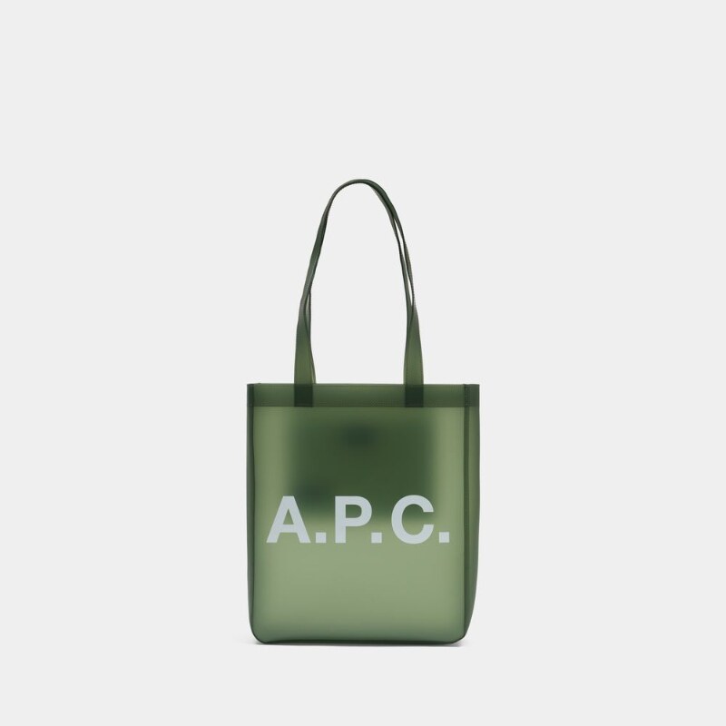 A.P.C. Lou 购物袋包 - 合成材料 - 卡其色