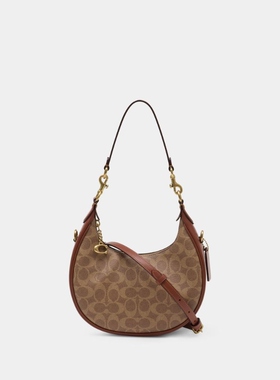 蔻驰 Coach Coach 经典款 Jonie 22 手提包 - 帆布 - 棕色