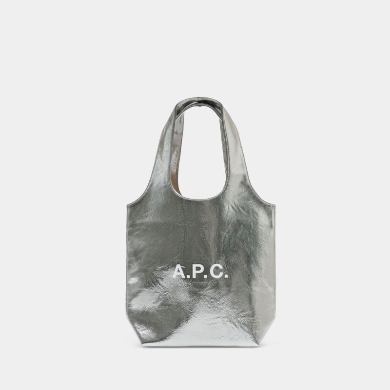 【粉丝专享】A.P.C. Ninon 小型购物袋包 - 合成材料 - 银色