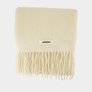 Carro Jacquemus Echarpe 白色 羊毛围巾