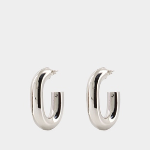 帕高 Paco Rabanne Xl Link Earrings 银色金属耳环