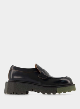 OFF WHITE Bottines Sponge Loafer 牛皮乐福鞋