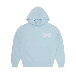 恶魔岛字母印花拉链开衫CRTZ连帽卫衣休闲运动卫裤Trendy clothes