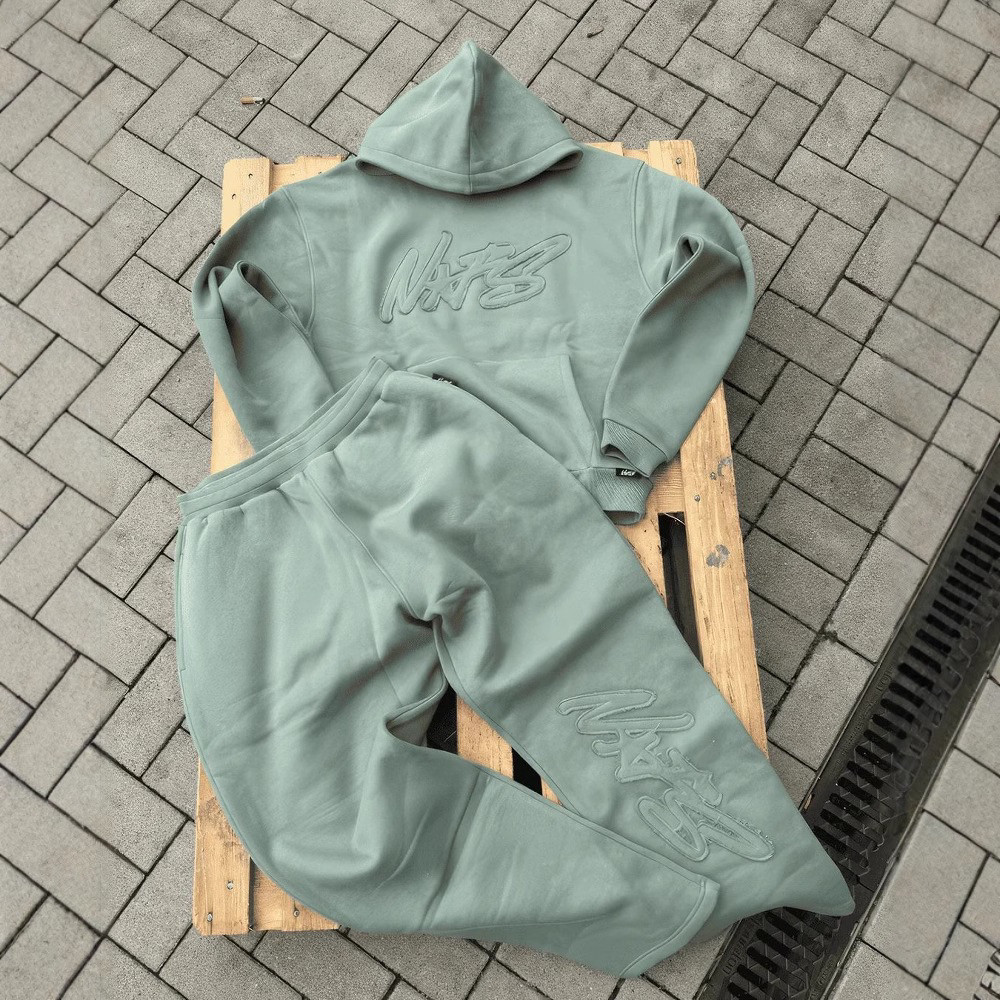 外贸嘻哈NOFS套装欧美风街头Y2K潮流字母印花长袖运动休闲卫衣Ins