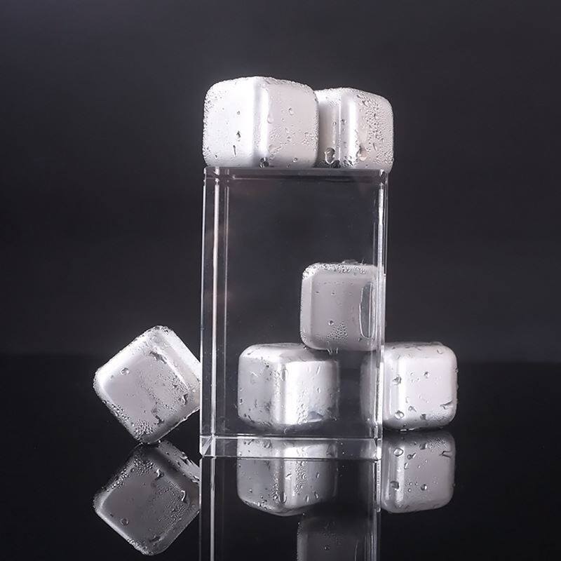 不锈钢冰块冰格 不熔化冰块304速冻冰粒创意金属红酒礼品厂家直销