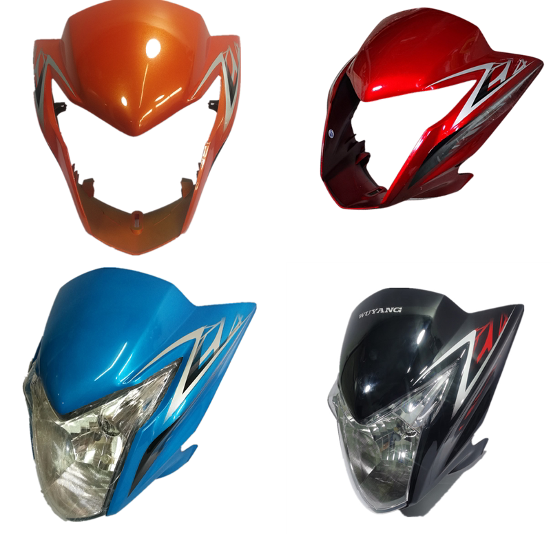 建豪摩托车配件JH150-15锋朗峰朗大灯导流罩头罩灯罩总成前壳