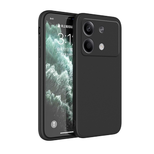 适用红米Note13R Pro手机壳新款小米redminote13rpro直边液态硅胶软壳5G保护套全包防摔2311FRAFDC简约男女款