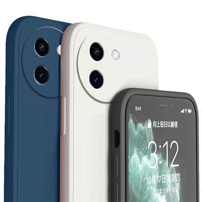 适用vivoy200i手机壳Y200硅胶软壳Y200GT保护套y200t直边全包防摔VIVO磨砂潮牌个性男女款简约网红外壳钢化膜