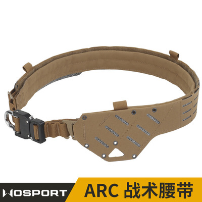 WOSPORT ARC风格战术腰带 眼镜蛇金属扣头 斜向molle适配下压板