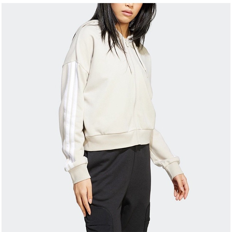 Adidas/阿迪达斯正品W 3S FT FZ HD女士拉链夹克外套JW1821