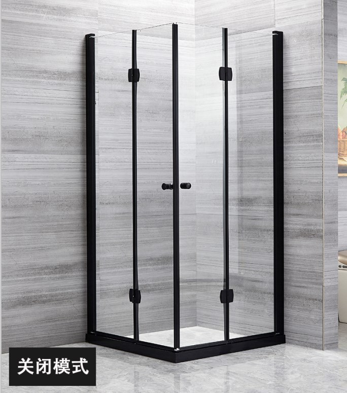 方形折叠淋浴房隔断玻璃浴室门卫生间门无轨折叠式节省空间小户型|ruв категории награду материалов, туалетные принадлежности, душевая, в целом, душевая - от Buy2taobao.com для оказания профессиональной услуги покупки агента Taobao