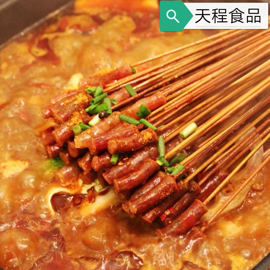 广式腊肠串125元500串铁串板烧烤串涮串炸串均可主页有教学视频