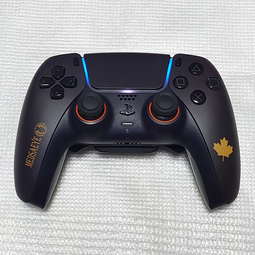 ME黑色定制款PS5手柄+EXT4背键+正8械按键+肩键扳机微动+TMR模块