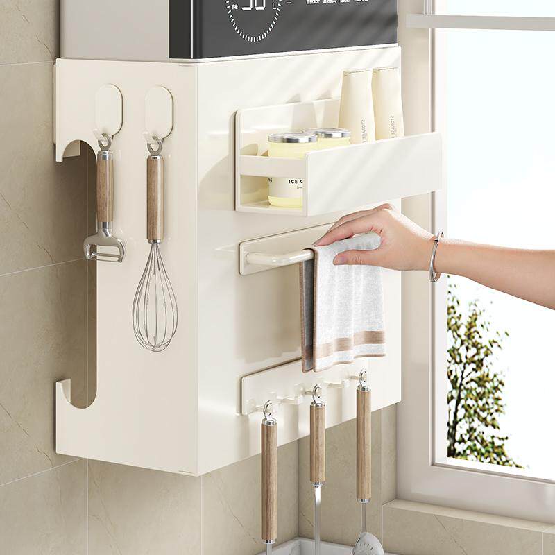 热水器遮挡罩装饰燃气管道万能遮挡板洞洞板厨房壁挂遮丑置物架子