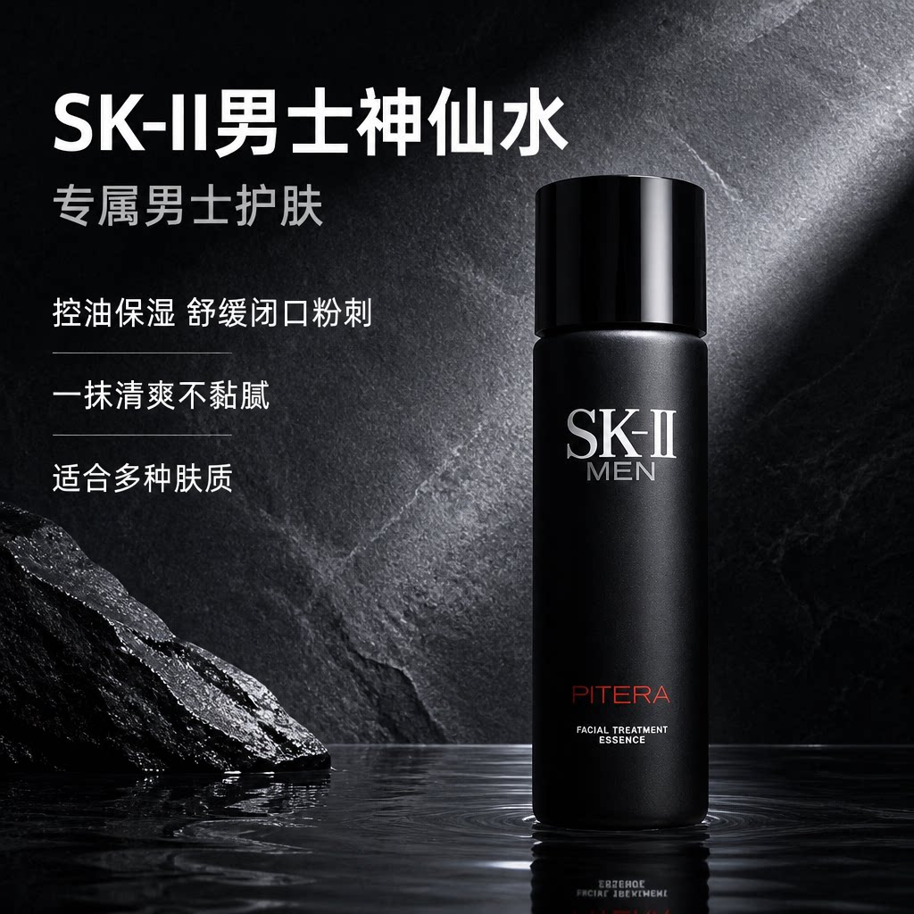 SK-II男士神仙水保湿控油清爽图片