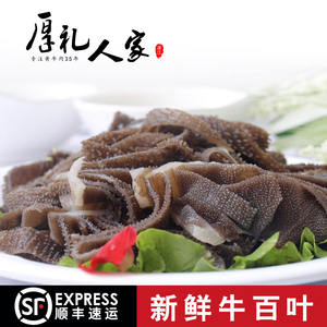 牛百叶黄牛百叶 黑毛肚牛肚牛胃火锅食材 新鲜黄牛肚 牛百叶250克