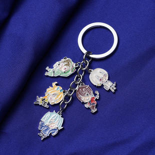 画东画西 阳炎Project周边 目隐都市的演绎者合金钥匙扣 动漫挂饰