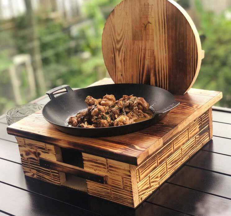 农家复古地锅灶台招牌菜私房菜小锅台保温锅灶特色山庄饭店餐具