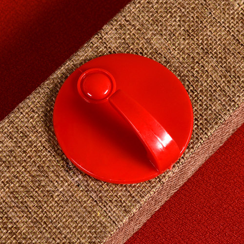 粘钩红色壁挂式免打孔