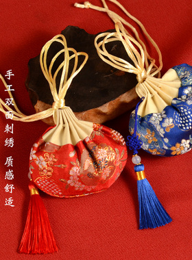 端午节香囊空袋艾草驱蚊香包荷包手工制作古风宫廷随身挂流苏香袋