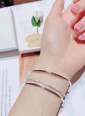 三生三世闭口以旧换新纯银手镯