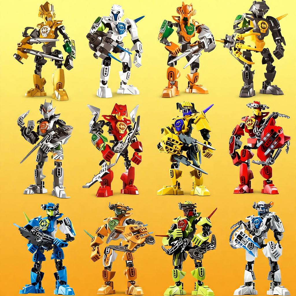 英雄工厂系列积木机器人超级强袭华光男孩拼装玩具模型生日礼物