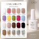 戈雅甲油胶美甲店专用72色色系全套黑色白色奶白酒红牛油果绿色