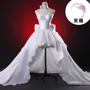 【现货】约会大作战cos 时崎狂三花嫁婚纱cosplay女装二次元cos服